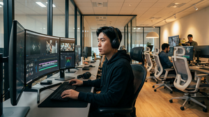 国产视频剪辑师